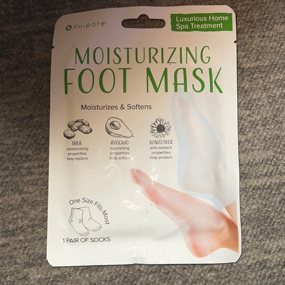 Moisturizing Socks Foot Spa Home Treatment Aloe Skin Moisture Dry Feet - Picture 1 of 2